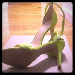 Prabal Gurung neon sandal